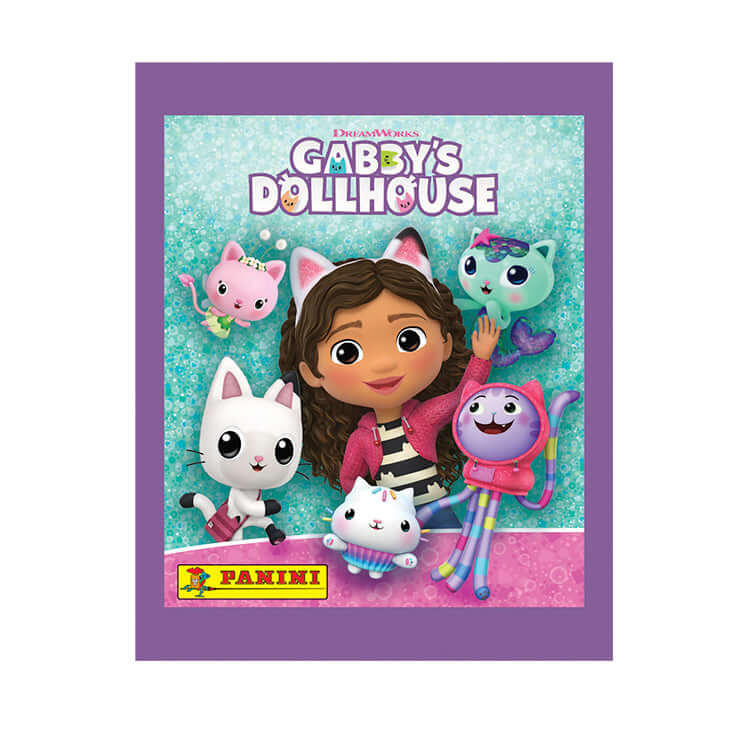 Gabby's Dollhouse Sticker Collection cover featuring Gabby and her friends by Panini.