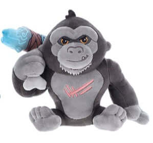 Godzilla x Kong 6" Collectible Plush, featuring detailed embroidery, showcasing Kong with power and snuggle-ready design.