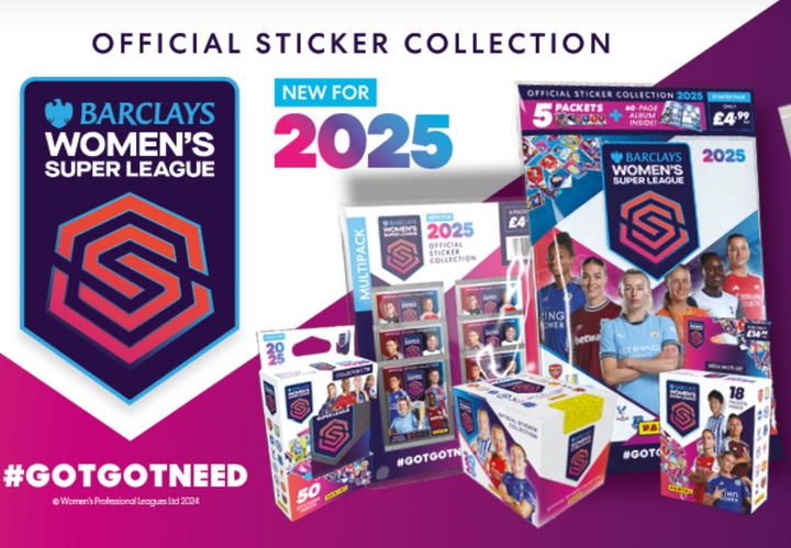 Barclays Women's Super League Official Sticker Collection 2025