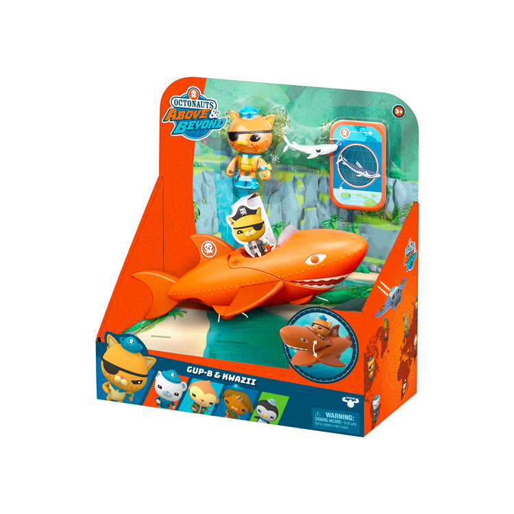 Octonauts Series 1 Kwazii Gup B Figure and Vehicle Set in Packaging