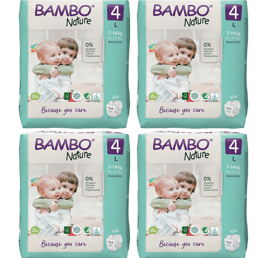 Bambo Nature| Size 4 Maxi Training Pants - 20 Pack | Earthlets.com |  | disposable nappies size 4