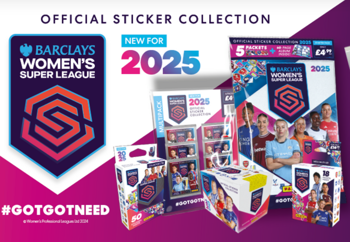 <tc>Barclays</tc> Officiell klistermärkeskollektion för damernas Super League 2025