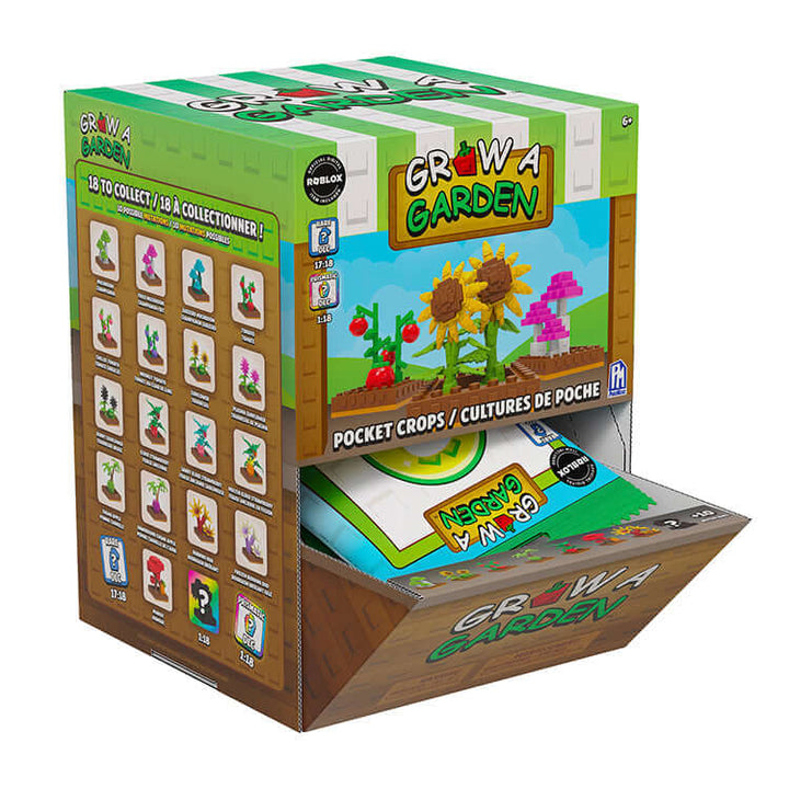 Grow A Garden Series 1 Pocket Crops blind box showcasing vibrant mini crops and collectibles.