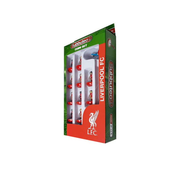 Liverpool F.C. Subbuteo Players boxed set for tabletop football match challenges.