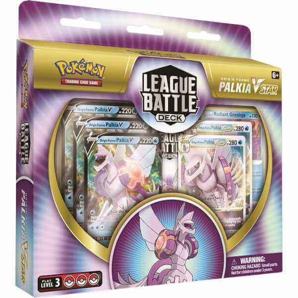 Pokemon Company Pokemon TCG: Origin Forme Palkia VSTAR Battle Deck Trading Card Games Earthlets