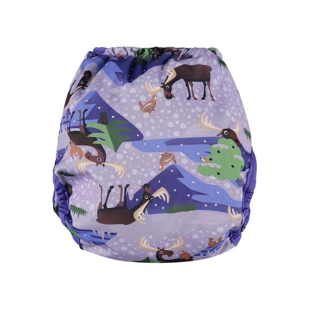 Close Parent Pop-in Nappy Wrap Popper Colour: Walrus reusable nappies Earthlets